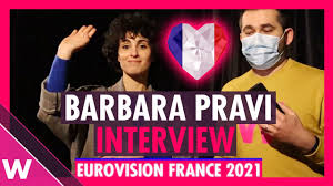With barbara pravi coming in 2nd at eurovision 2021, and with eurovision . Barbara Pravi Voila Interview Eurovision France 2021 C Est Vous Qui Decidez Press Conference Youtube