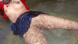 slightly school-elder yr Elderly Indian Desi chick outdoor bathing open  field - Uporno.XXX