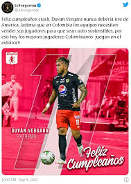 Apoyemos con el alma y corazon a los jugadores nuevos nos pueden dar una sorpresa rojo creo en ti. Tulio Gomez Duvan Vergara Nunca Deberia Irse De America De Cali