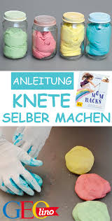 Knete Selber Machen So Geht S Knete Selber Machen Selbstgemachte Knete Knete Selber Machen Rezept
