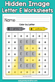 hidden letter e worksheets easy peasy and fun membership