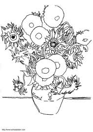 Schede Didattiche Per La Scuola Primaria Giochi Disegni Da Colorare Enigmistica Storia Dell 39 Arte P Arte Famosa Disegni Da Colorare Girasoli Di Van Gogh