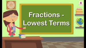 Fractions Lowest Terms Maths For Kids Grade 4 Periwinkle Youtube