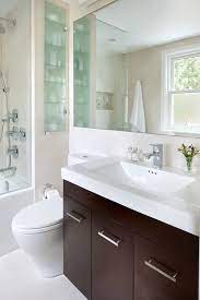 So, buy that quirky wallpaper you've been eyeing or install that cool mirror you thrifted to create a bathroom that's only small on space — not style. Small Space Bathroom Contemporary Bathroom Toronto By Toronto Interior Design Group Houzz
