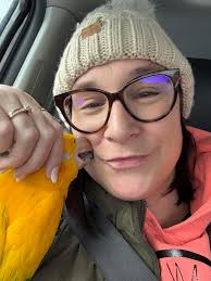 Just the dad from Shameless and his bird!