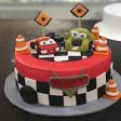 McQueen car theme cake product image