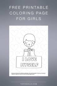 Check spelling or type a new query. Printable Coloring Page For Girls Positive Girls Coloring Book Tortagialla