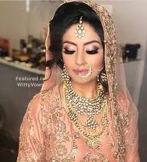 Stunning Indian Bride Bridal Makeup Inspiration Real Indian Brides Nri Brides Bride In Indian Hairstyles Indian Bridal Makeup Indian Bridal Hairstyles