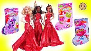 Lol surprise punk boi summer series part 3. Holiday Christmas Barbie Doll Haul Cookie Swirl C Video Youtube