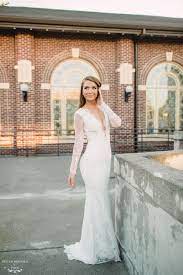 Long Sleeve Chantilly Lace Wedding Dress Acacia Sheath Wedding Chantilly Lace Wedding Dress Lace Wedding Dress With Sleeves Long Sleeve Wedding Dress Lace