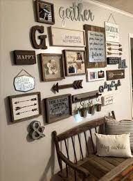 30 Marvelous Apartment Wall Gallery Decor Ideas With Farmhouse Style Trenduhome Family Wall Decor Decor Farmhouse Decor Living Room