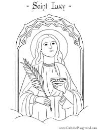 Christopher saint stock illustrations from getty images. Saint Lucy Coloring Page December 13th Saint Coloring Catholic Coloring Saint Lucy