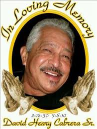 David Cabrera Obituary (2010)