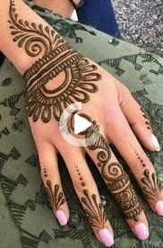 Latest 100 Simple And Easy Mehndi Design 2020 For Beginners And Learners In 2020 Simple Henna Tattoo Henna Tattoo Designs Simple Mehndi Designs For Beginners