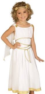 Kids Girls Greek Roman Goddess Toga Halloween Costume Goddess Costume Grecian Goddess Costume Greek Costume