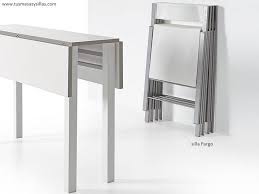 Cerrada:0.07 x 0.73 x 1.43 (espesor x anxho x alto). Mesa Cocina Pequena Greta Mesima