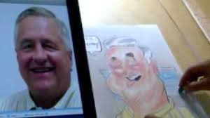 Houston TX Caricature Artist Mac Garcia Coloring #4