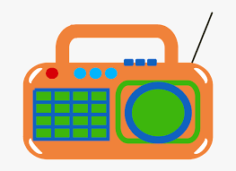 Radio clipart ~ 47 images. Radio Retro Orange Clip Art Clip Art Transparent Tv And Radio Clipart Hd Png Download Kindpng
