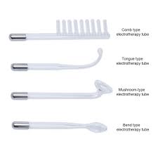 4pcs Replacement Glass Tube For High Frequency Skin Care Electrode Wand High Frequency Facial Skin Care Devices Facial Skin Care