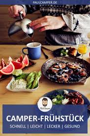 Das Camper Powerfruhstuck Paulcamper Magazin Camping Rezepte Einfach Urlaubs Rezepte Camping Fruhstuck