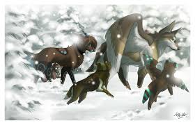 By drawing simple shapes you can make up the whole footprint! Footprints In The Snow By Espherio On Deviantart