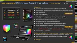 Ht Enthusiast Essentials Custom Workflow 1 2 0 7 5 2019