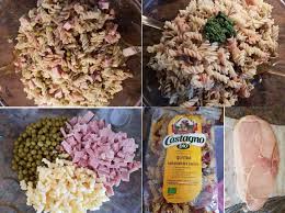 E' il loro piatto preferito. Ricetta Pasta Fredda Con Prosciutto Cotto Piselli Formaggio Ed Un T Dolcidee