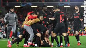 Atletico madrid tonight, including a big chance. Atletico Madrid Stuns Liverpool At Anfield To Dump Holders Out Of The Champions League Cnn