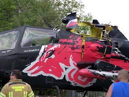 We wish him a full recovery. Red Bull Cobra Helicopter Slashes Airport Building With Blades