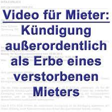 Bürgerliches gesetzbuch (bgb) § 575. Video Kundigung Mietvertrag Durch Erben Gemass 564 Bgb