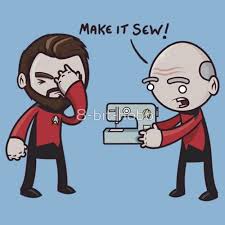 The Captain S Quarters Need New Drapes Star Trek Funny Star Trek Trek