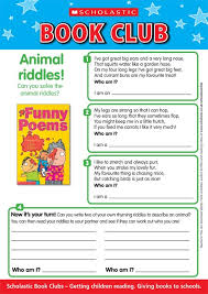 Animal riddles 1 (easy) this worksheet can either be used as an individual or team reading exercise (page 1) or as a team game (page 2). Animal Riddles Scholastic Kids Club