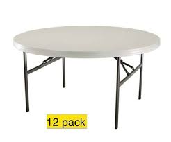 Lifetime 2971 Almond 5 Foot Round Table On Sale With Free Shipping Lifetime Tables Round Folding Table Folding Table