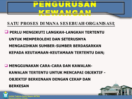 Pengurusan kewangan yang baik harus bermula dengan kefahaman kewangan peribadi dan juga perasaan ingin tahu. Kewangan Kerajaan