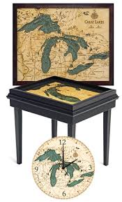 The Perfect Gift Get A Custom 3d Wood Map Clock Coffee