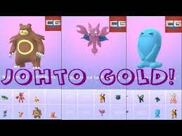 Upon the release of the hoenn medal, the johto medal was updated to reflect the design of the johto pokédex. Pokemon Go Wild Gligar Wobbuffet Ursaring Evolution Johto Dex Gold Medal Lvl 32 Youtube