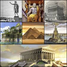 The seven wonders of the world or the seven wonders of the ancient world (simply known as seven wonders) is a list of remarkable constructions of classical antiquity given by various authors in guidebooks or poems popular among ancient hellenic tourists. The Seven Wonders Of The Ancient World Great Pyramid Of Giza Hanging Gardens Of Babylon Te Great Pyramid Of Giza Pyramids Of Giza Mausoleum At Halicarnassus