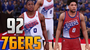 The sixers have just six players participating Nba 2k16 1992 Philadelphia 76ers Jersey Court Tutorial Nba 2k21