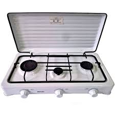 Campingaz camp bistro 2, cocina cartucho gas, hornillo de camping portátil y compacto, 1 fuego, potencia 2.200 w, para acampada, con maletín de transporte. Smile Kn 03 1k Cocina De Gas Portatil Para Camping Hornillo Portatil 3 Quemadores Ajustables Tapa Desmontable Blanco