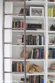 This unique design features wrap around bookshelves on three walls. Billy Bookcase Hack With Library Ladder The Lilypad Cottage