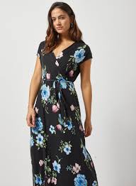 Dp Petite Black Floral Print Maxi Dress Floral Print Maxi Dress Floral Print Maxi Printed Maxi Dress