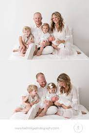 Newborn And Family Photo White Studio Newborn With Siblings Boston Newborn P Newborn Family Photography Family Studio Photography Newborn Family Pictures