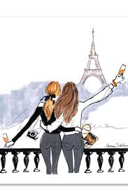 Customized Best Friends Gift Best Friend Gifts Ideas Gifts Etsy In 2021 Friends Illustration Best Friend Drawings Friends Sketch