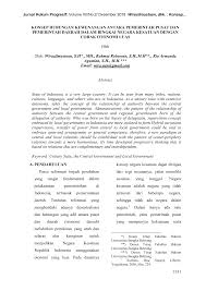 Pemerintah daerah hanya bagian atau karena pemerintah daerah merupakan bagian dari sistem pemerintah nasional, maka antara pemerintah pusat dan pemerintah daerah terdapat. Https Journal Ubb Ac Id Index Php Progresif Article Download 976 756