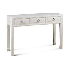 High Gloss White Lacquer 3 Drawer Console Table Console Table High Gloss White High Gloss White Lacquer