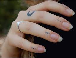 He uses a navaho hut for his pregnant wife to deliver in so is it a navaho thing? Fingers Ink Do The 3 Dots Have A Special Meaning I Really Like Them But Id Like To Know More About It Before Dot Tattoos Small Finger Tattoos Finger Tattoos
