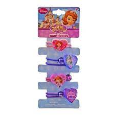 Amazon Com Disney Princess Sofia The First Ponytail Holders Girls Hair Accessory Model Toys Games