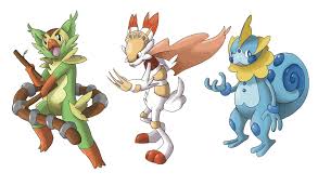 The pokémon of the galar region. Juliane Dutot Pokemon Sword And Shield Starter Concept