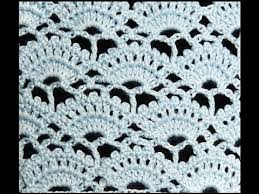 El punto abanico es una técnica bastante sencilla que sirve para diseñar un patrón de abanicos o conchas en tus piezas. Punto Abanico Tejido A Crochet Youtube