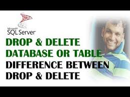 Drop Delete Database Or Table Difference Between Drop Delete Sql Tutorial Drop Different
